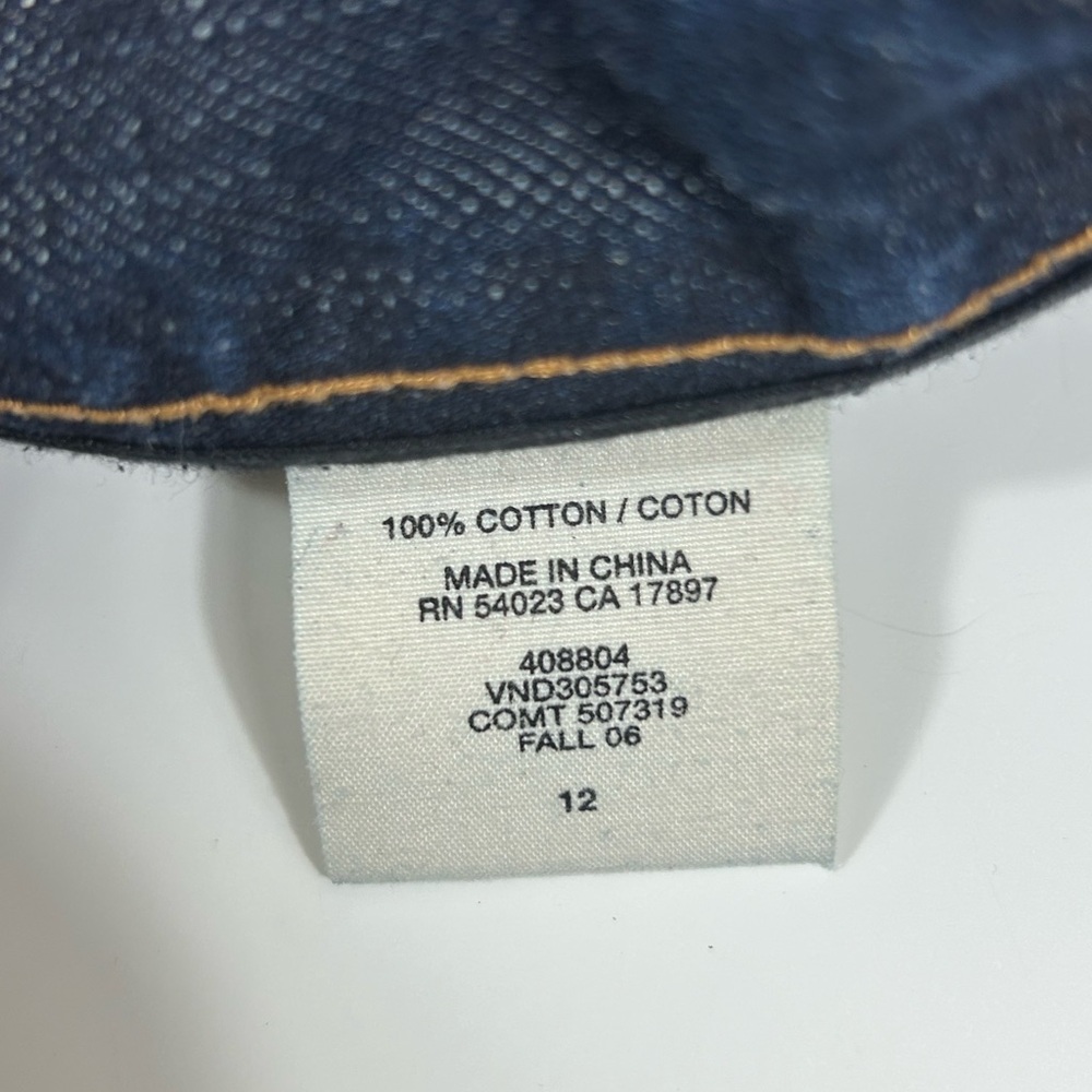 GAP Jeans 1969 Limited Edition Dark Denim Skirt, Sz 12 - Picture 6 of 9
